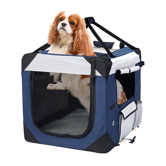 Pet Carrier Bag Dog Puppy Spacious Outdoor Travel Hand Portable Crate XL - image1