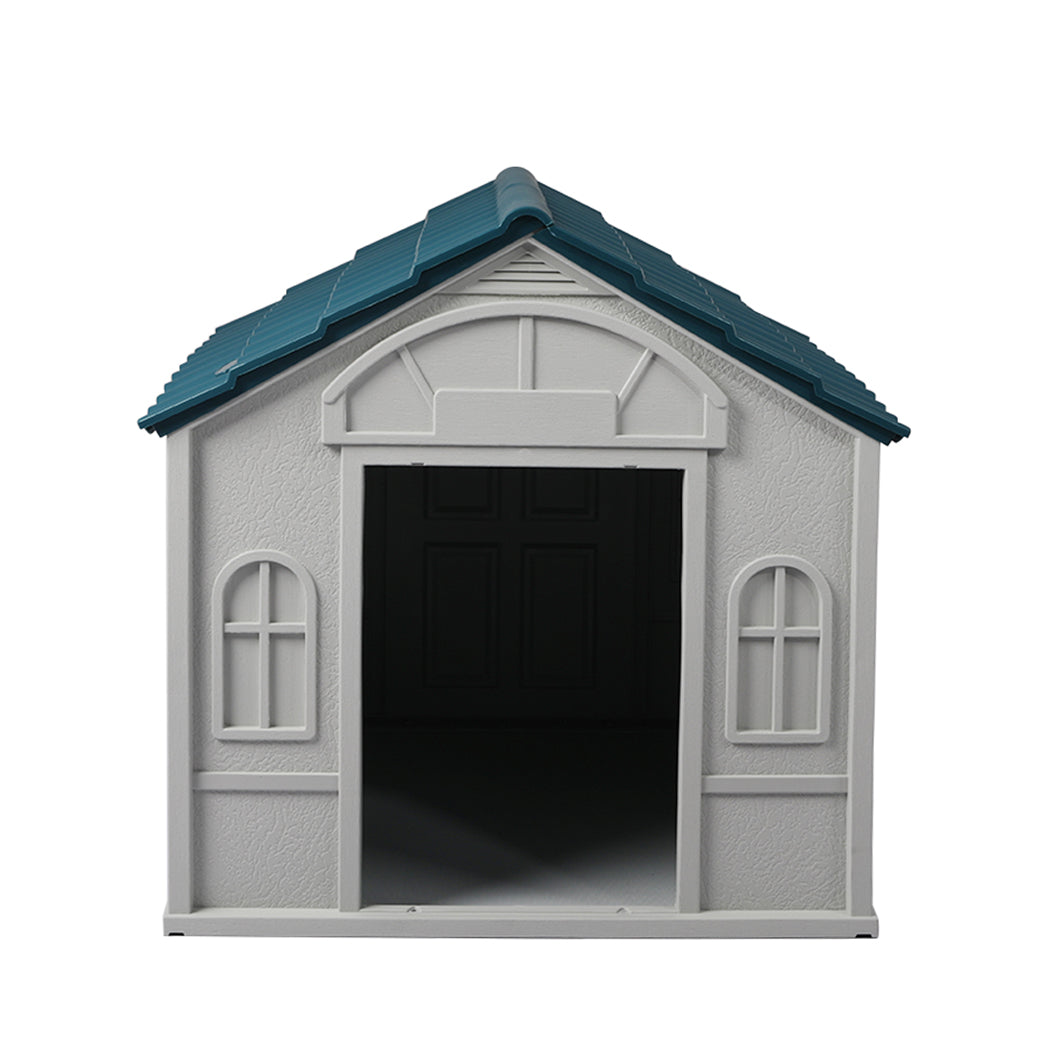 Dog Kennel Outdoor Indoor Pet Plastic Garden Large House Weatherproof Outside - image2