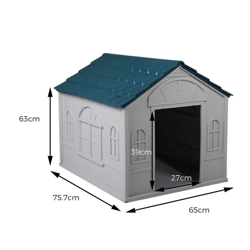 Dog Kennel Outdoor Indoor Pet Plastic Garden Large House Weatherproof Outside - image3