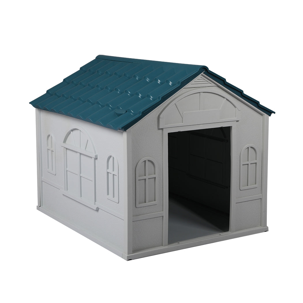 Dog Kennel Outdoor Indoor Pet Plastic Garden Large House Weatherproof Outside - image1