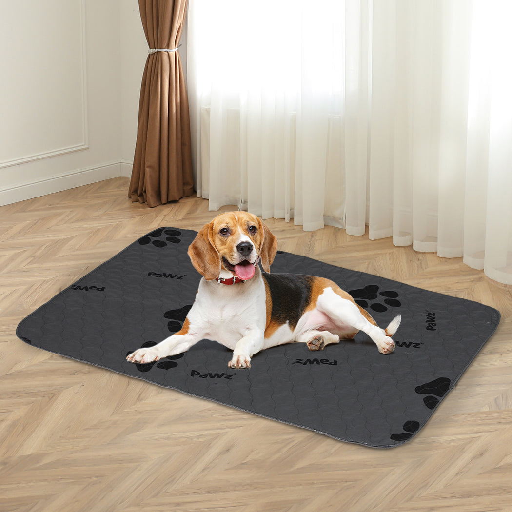 4x Washable Dog Puppy Training Pad Pee Puppy Reusable Cushion XL Grey - image7