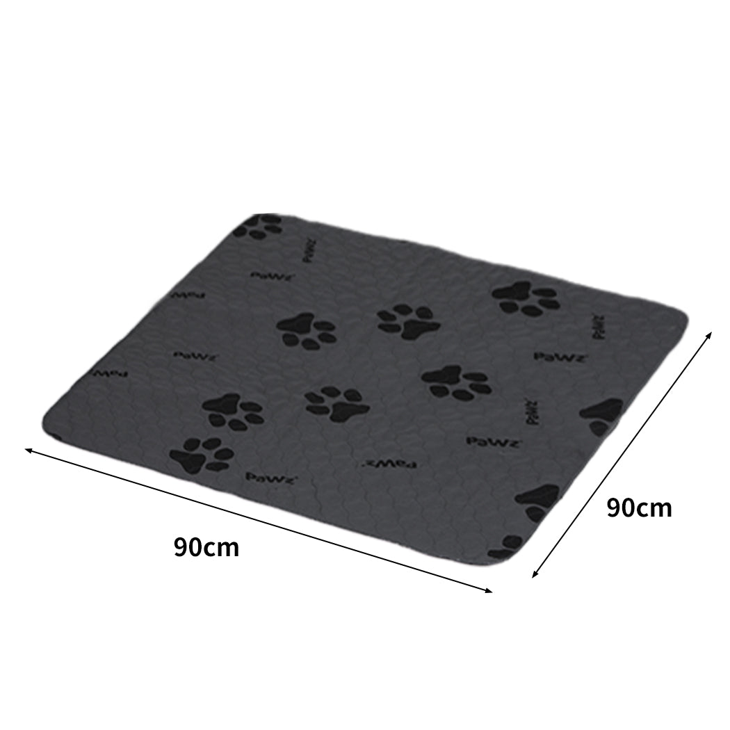 4x Washable Dog Puppy Training Pad Pee Puppy Reusable Cushion XXL Grey - image3