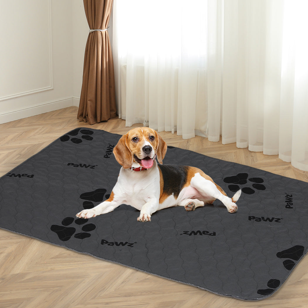 4x Washable Dog Puppy Training Pad Pee Puppy Reusable Cushion XXL Grey - image7