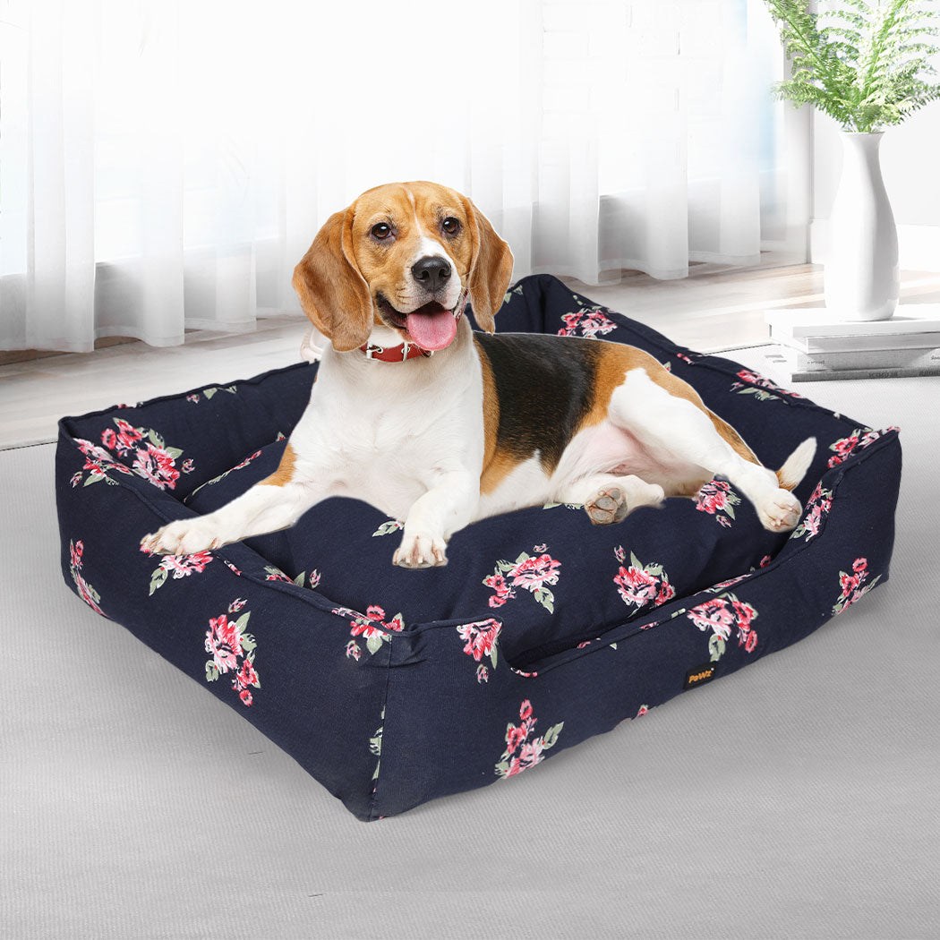 Dog Calming Bed Pet Cat Washable Removable Cover Double-Sided Cushion L - image7