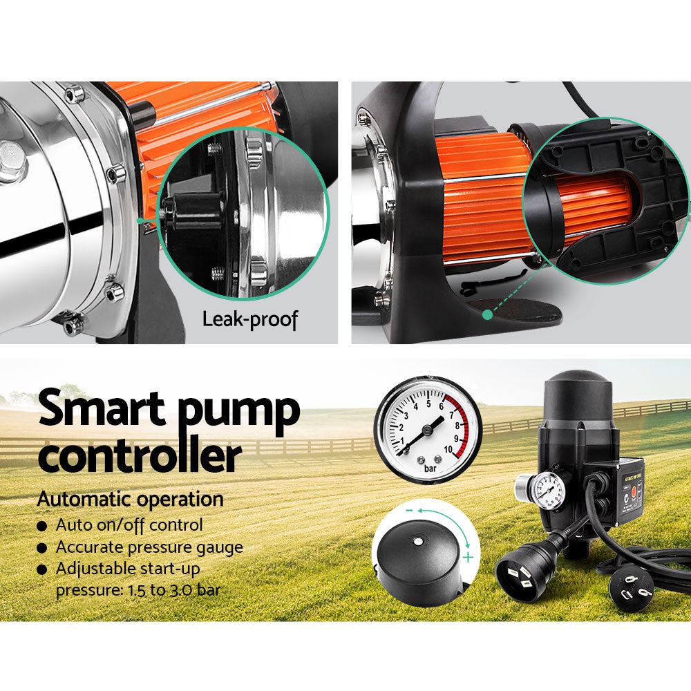 800W High Pressure Garden Water Pump with Auto Controller - image6