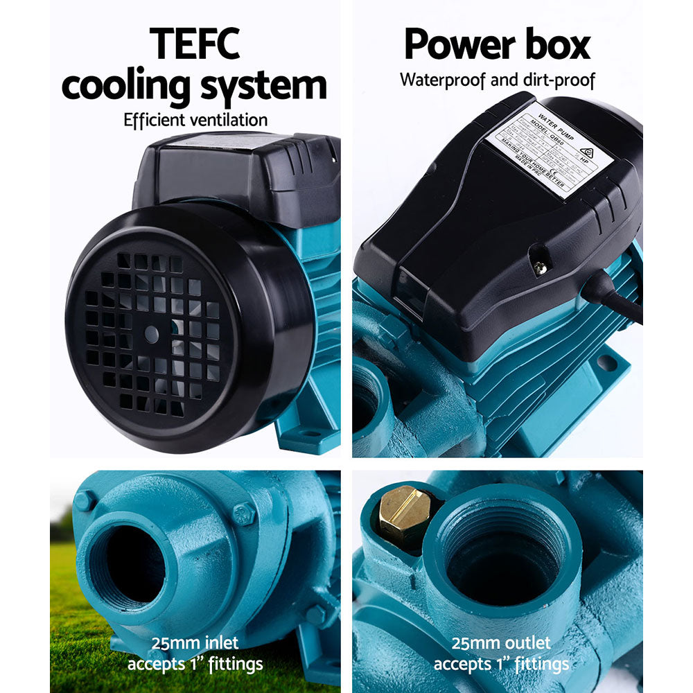 Auto Peripheral Water Pump Electric Clean Garden Farm Rain Tank Irrigation QB60 - image5