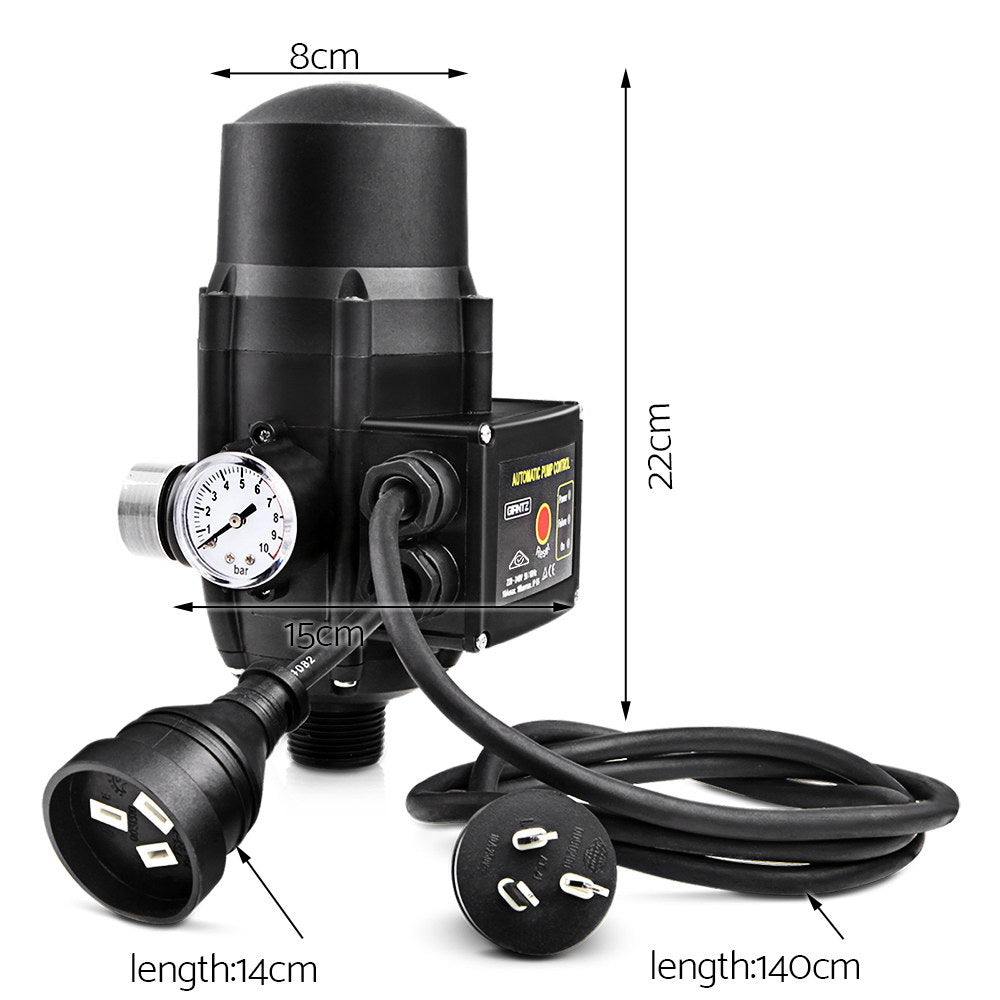 Adjustable Automatic Electronic Water Pump Controller - Black - image2