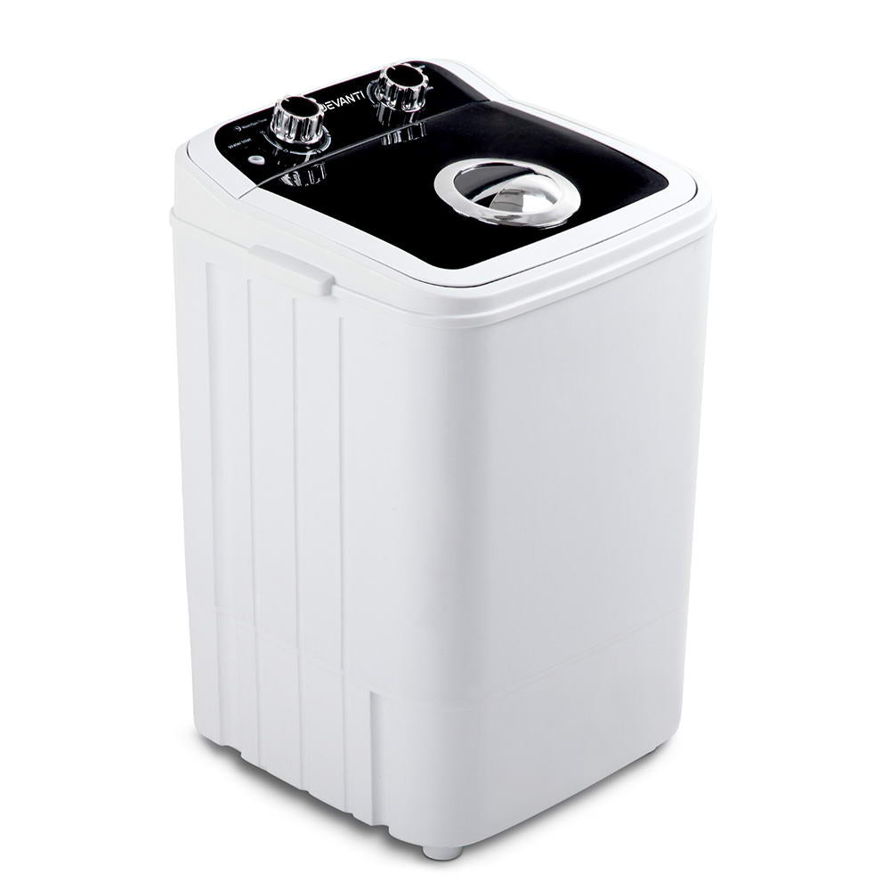 4.6KG Mini Portable Washing Machine - Black - image1