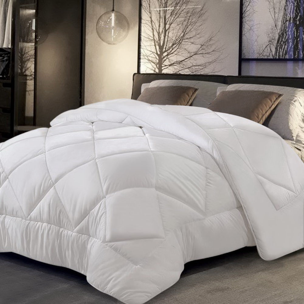 Bedding Microfiber Microfibre Bamboo Quilt Winter Duvet Doona Queen - image7