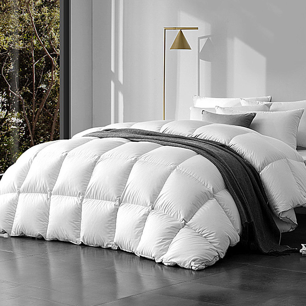 Bedding Goose Down Feather Quilt Cover Duvet 800GSM Winter Doona White King - image7