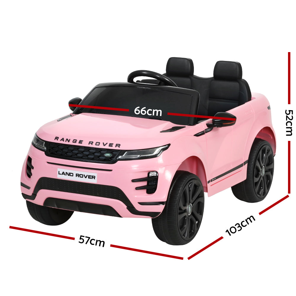 Kids Ride On Car Licensed Land Rover 12V Electric Car Toys Battery Remote Pink - image2