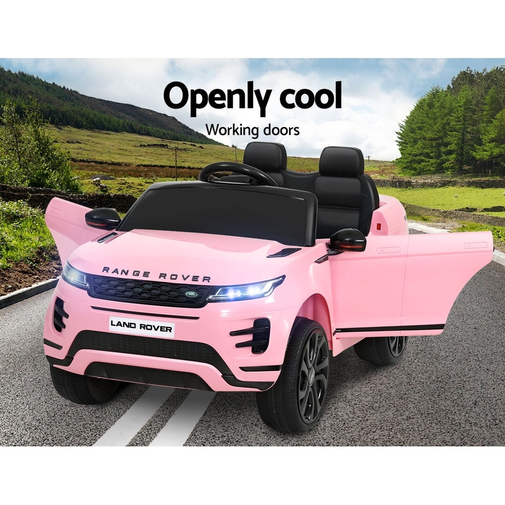 Kids Ride On Car Licensed Land Rover 12V Electric Car Toys Battery Remote Pink - image4