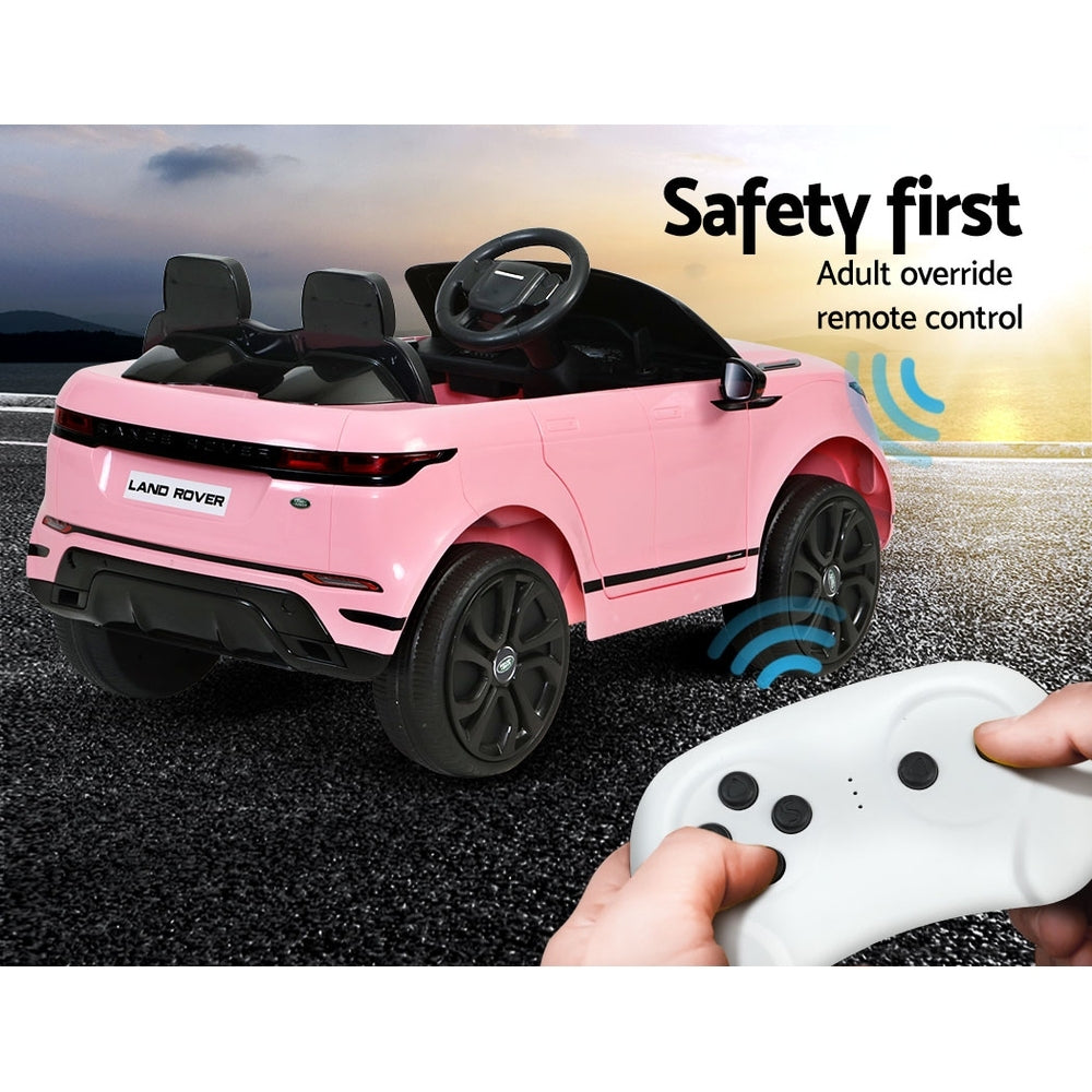 Kids Ride On Car Licensed Land Rover 12V Electric Car Toys Battery Remote Pink - image6