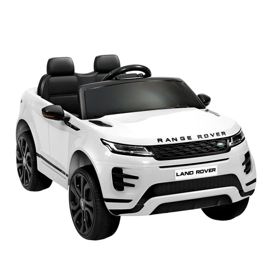 Kids Ride On Car Licensed Land Rover 12V Electric Car Toys Battery Remote White - image1