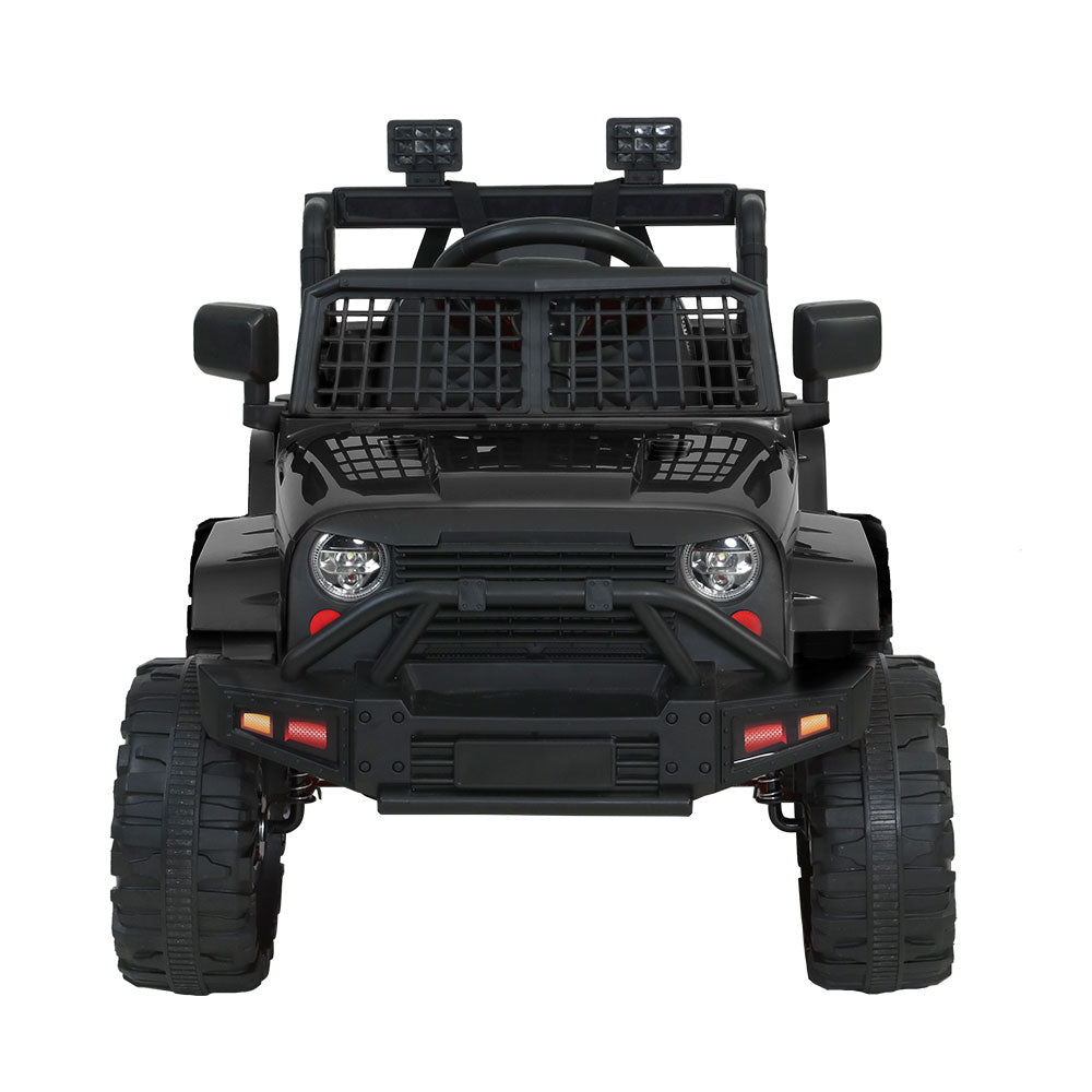 Rigo Kids Ride On Car Electric 12V Car Toys Jeep Battery Remote Control Black - image3