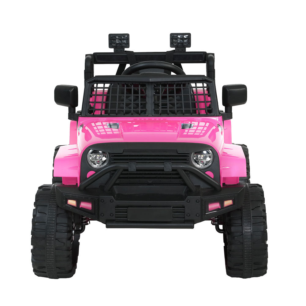 Rigo Kids Ride On Car Electric 12V Car Toys Jeep Battery Remote Control Pink - image3