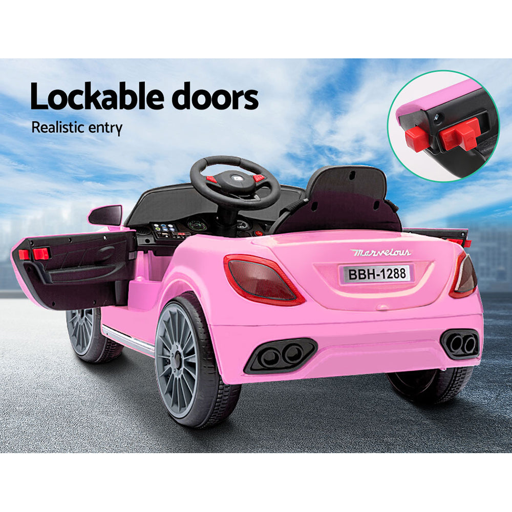 Rigo Kids Ride On Car Battery Electric Toy Remote Control Pink Cars Dual Motor - image9