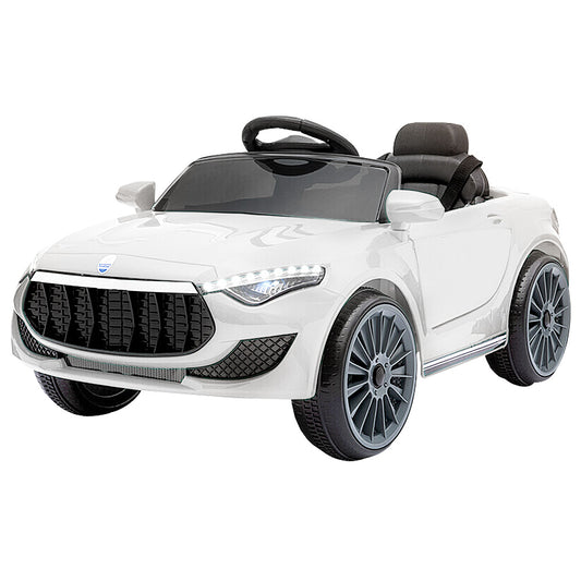 Rigo Kids Ride On Car Electric Toys 12V Battery Remote Control White MP3 LED - image1