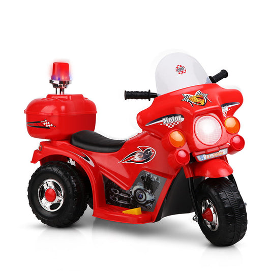 Kids Ride On Motorbike Motorcycle Car Red - image1