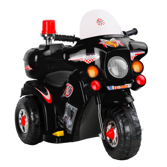 Rigo Kids Ride On Motorbike Motorcycle Car Black - image1