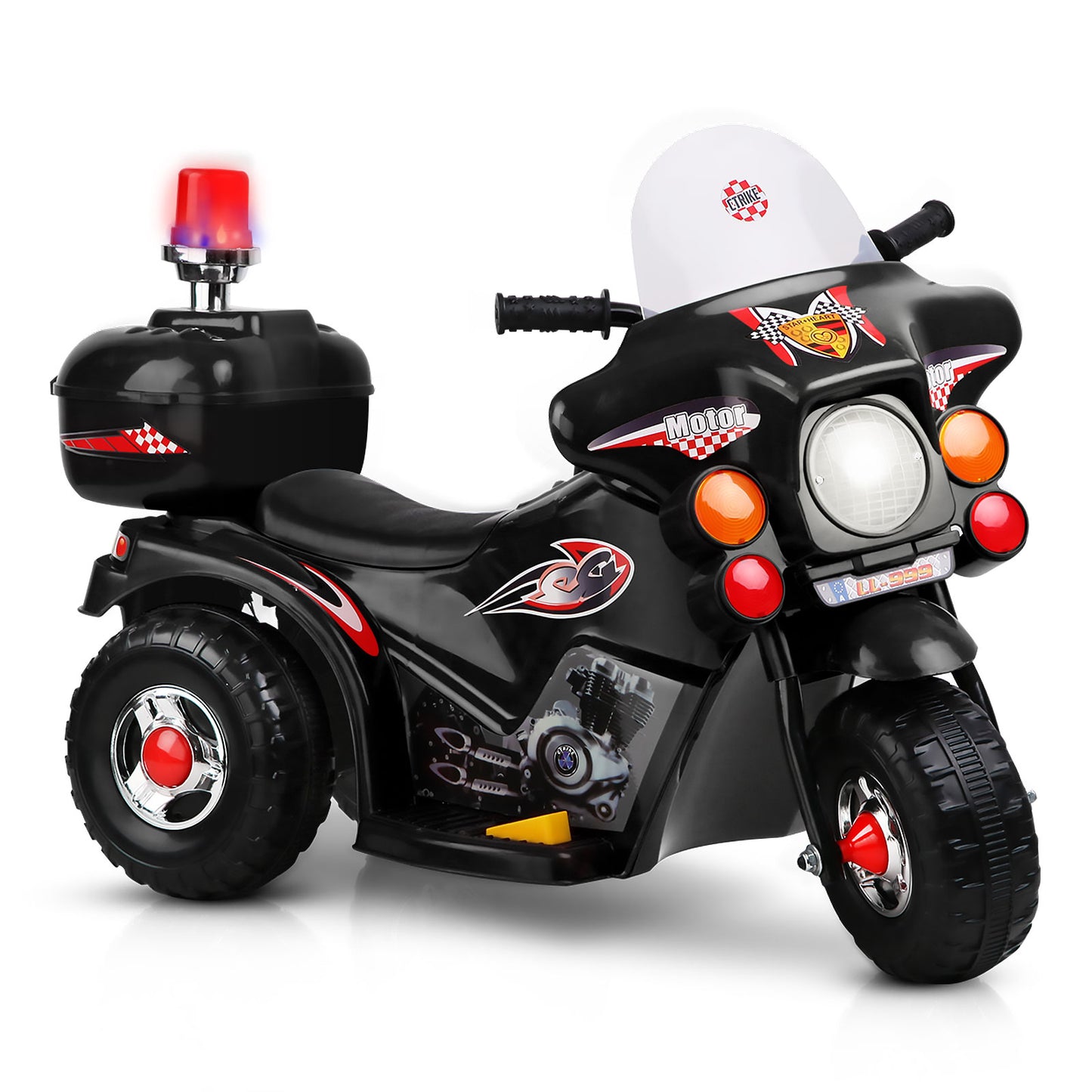 Rigo Kids Ride On Motorbike Motorcycle Car Black - image3