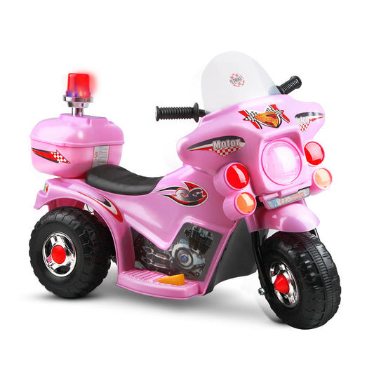 Rigo Kids Ride On Motorbike Motorcycle Car Pink - image1