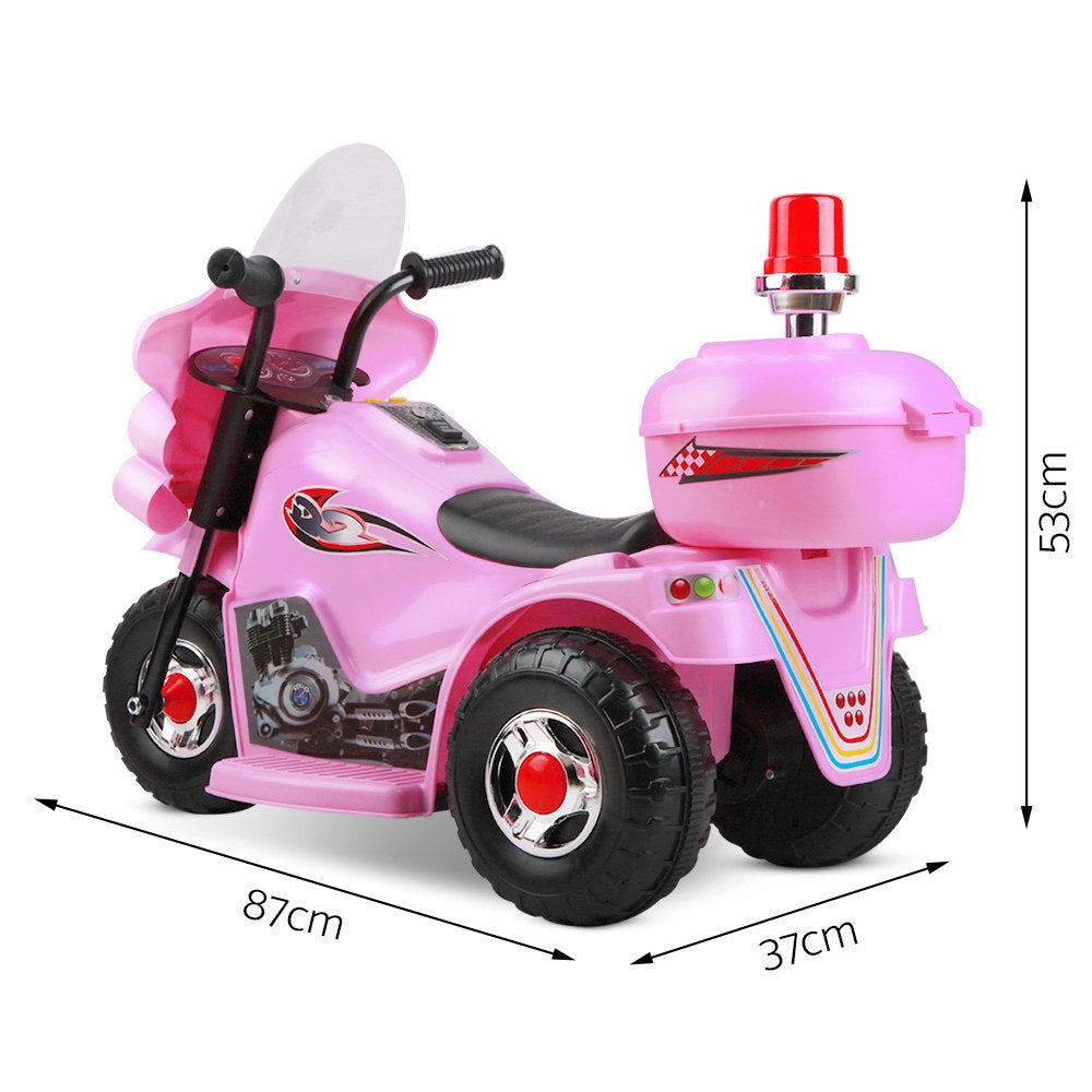 Rigo Kids Ride On Motorbike Motorcycle Car Pink - image2