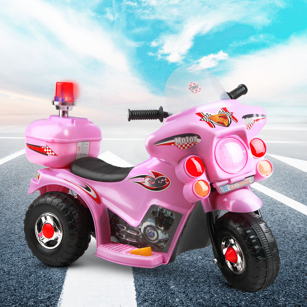 Rigo Kids Ride On Motorbike Motorcycle Car Pink - image7