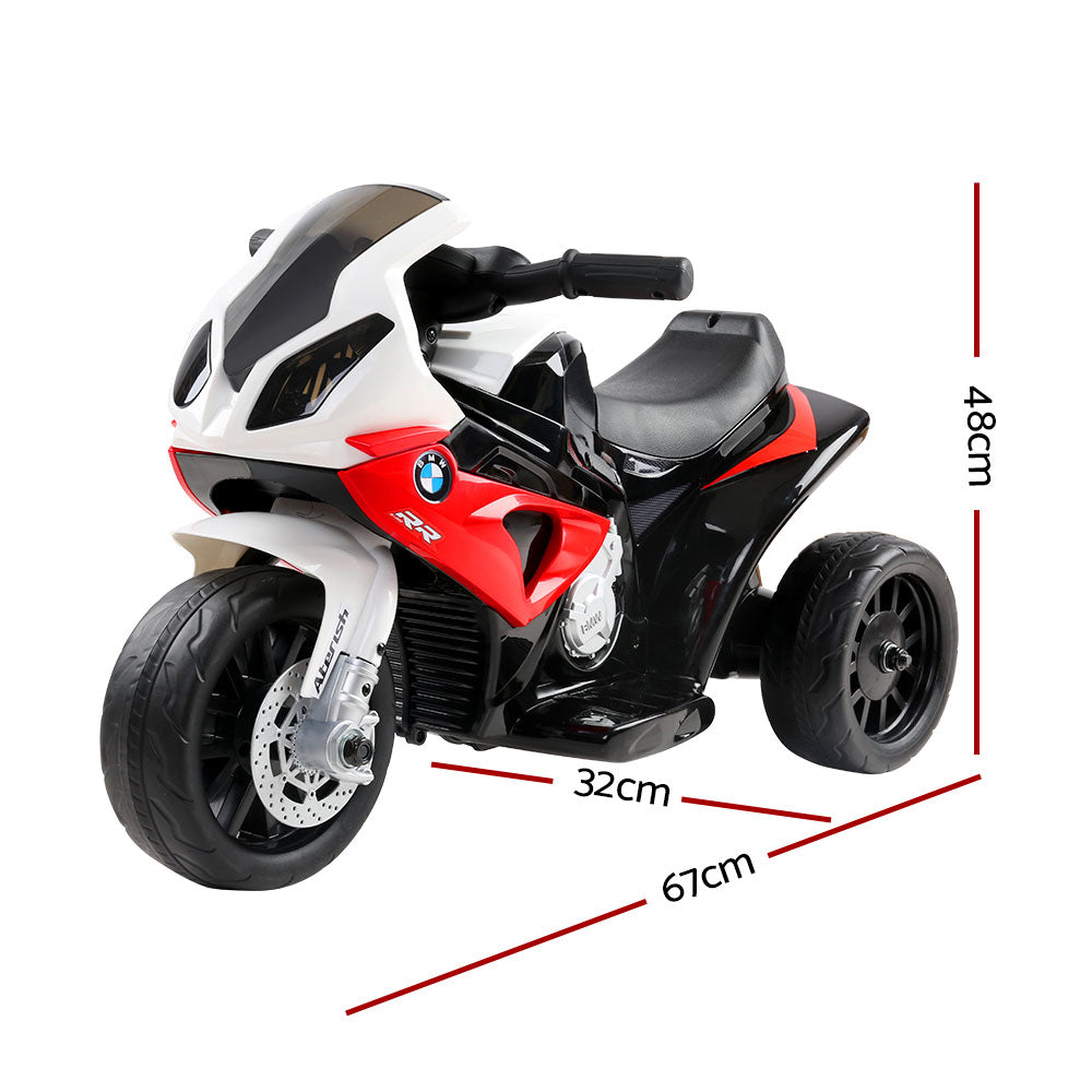 Kids Ride On Motorbike BMW Licensed S1000RR Motorcycle Car Red - image2