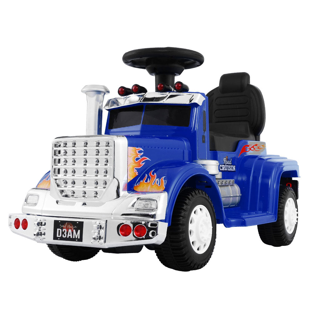 Ride On Cars Kids Electric Toys Car Battery Truck Childrens Motorbike Toy Rigo Blue - image1