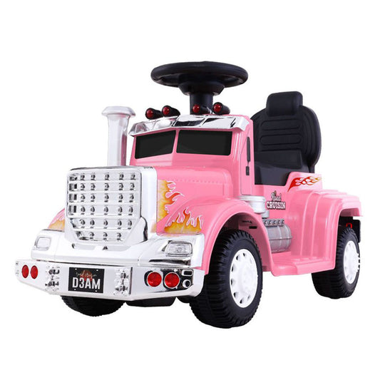 Ride On Cars Kids Electric Toys Car Battery Truck Childrens Motorbike Toy Rigo Pink - image1