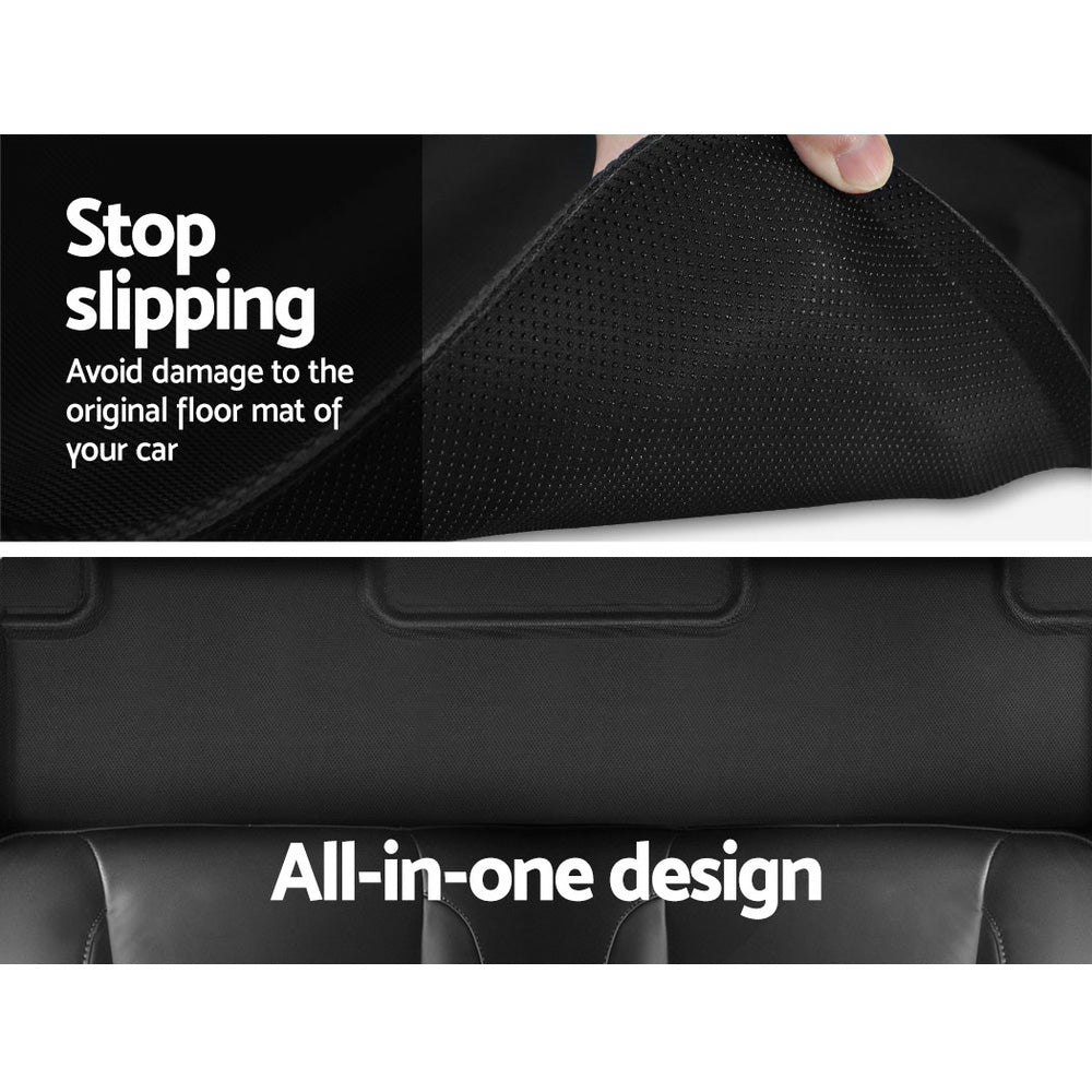 Tesla Model 3 Car Rubber Floor Mats Front & Rear 2021-2022 - image4