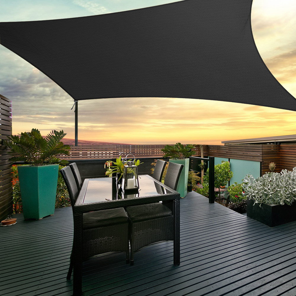 280gsm 3x6m Sun Shade Sail Canopy Rectangle - image7