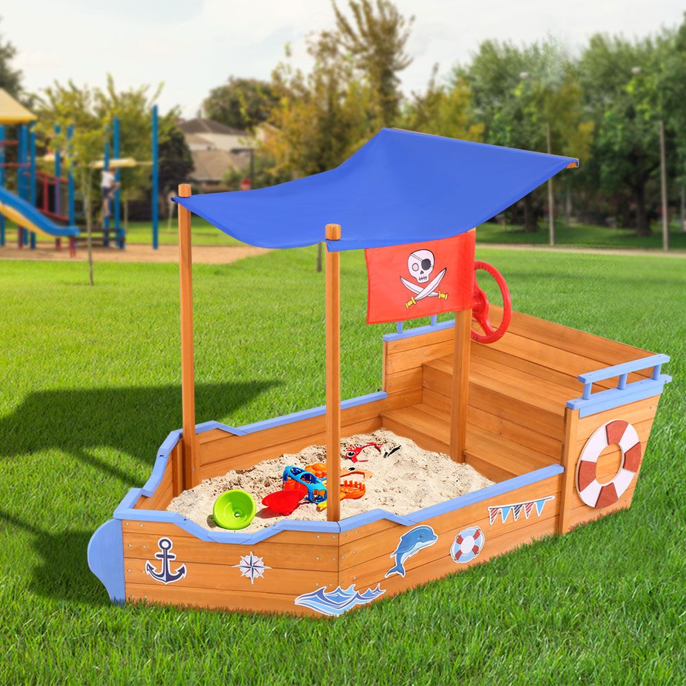 Boat Sand Pit With Canopy - image7