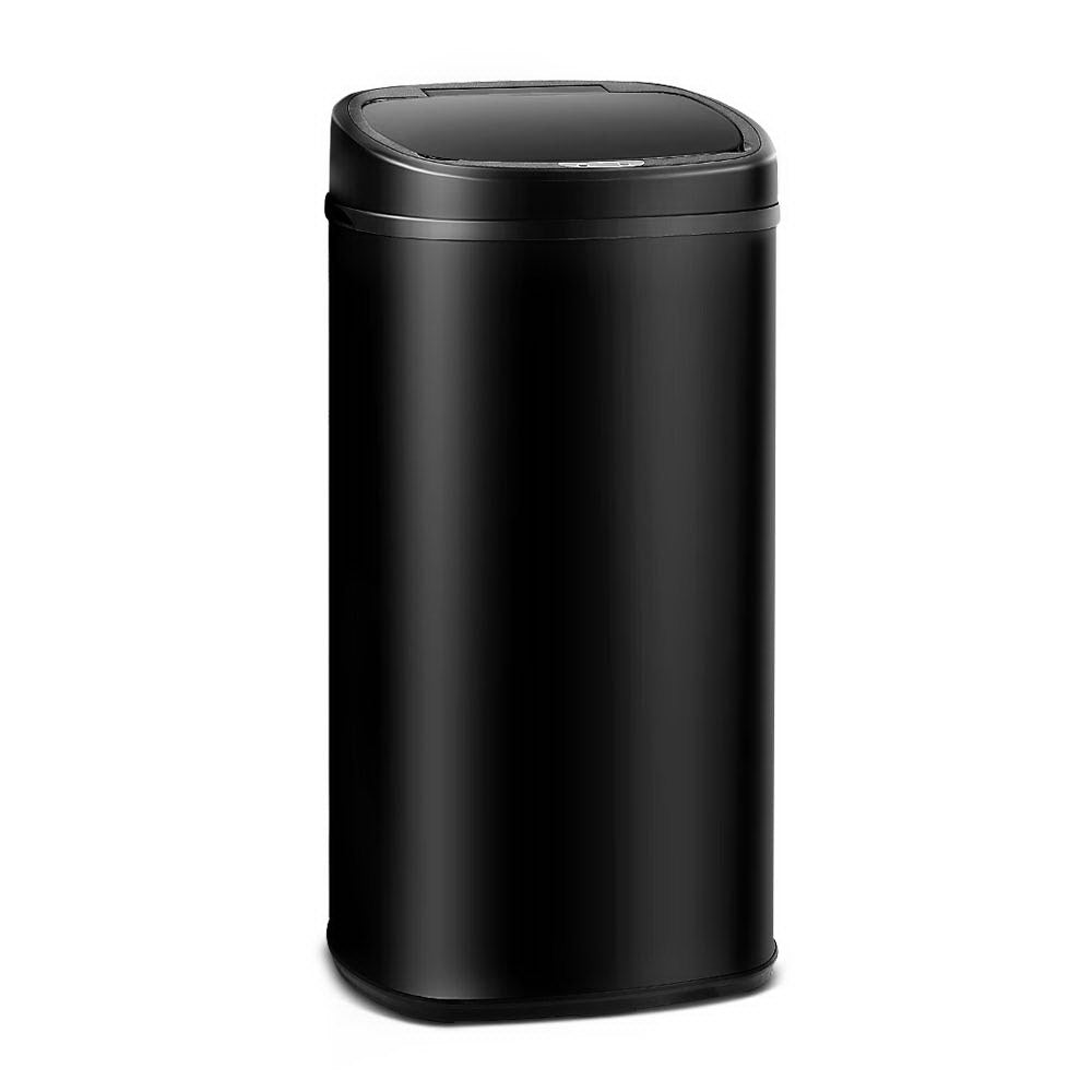 58L Motion Sensor Rubbish Bin - Black - image1