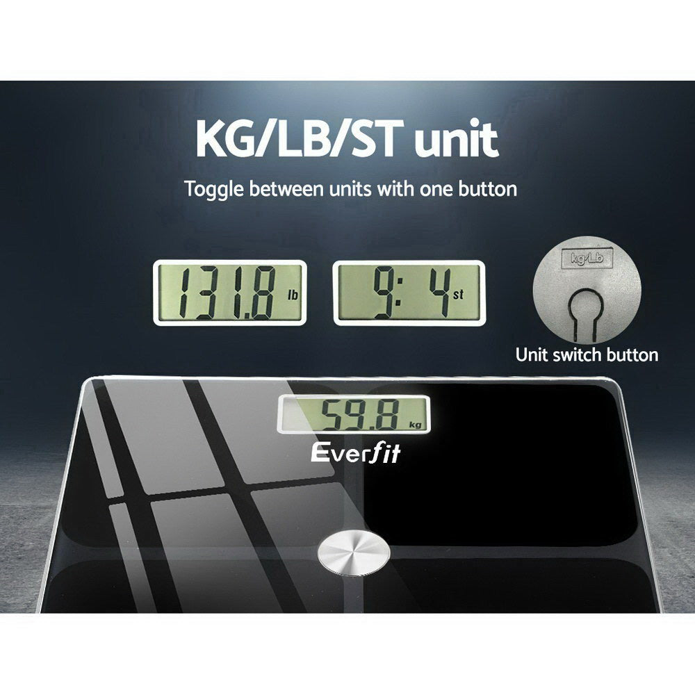 Bathroom Scales Digital Weighing Scale 180KG Electronic Monitor Tracker - image6