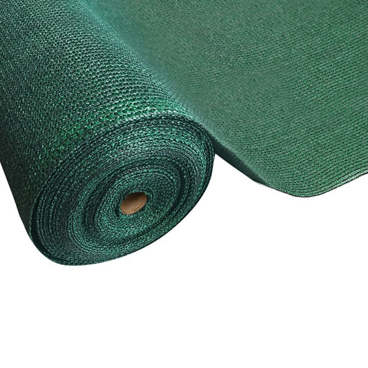 90% Sun Shade Cloth Shadecloth Sail Roll Mesh 1.83x20m 195gsm Green - image1