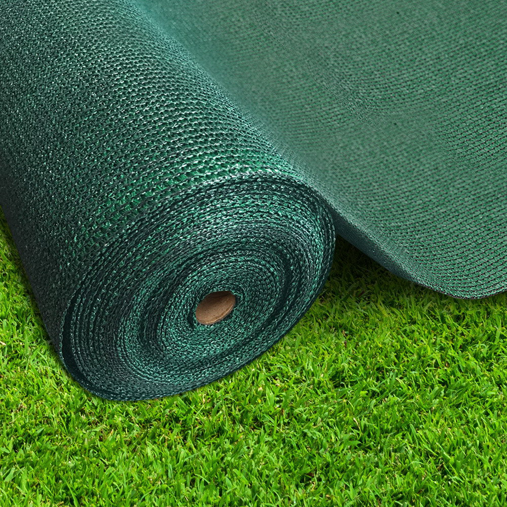 90% Sun Shade Cloth Shadecloth Sail Roll Mesh 1.83x20m 195gsm Green - image7