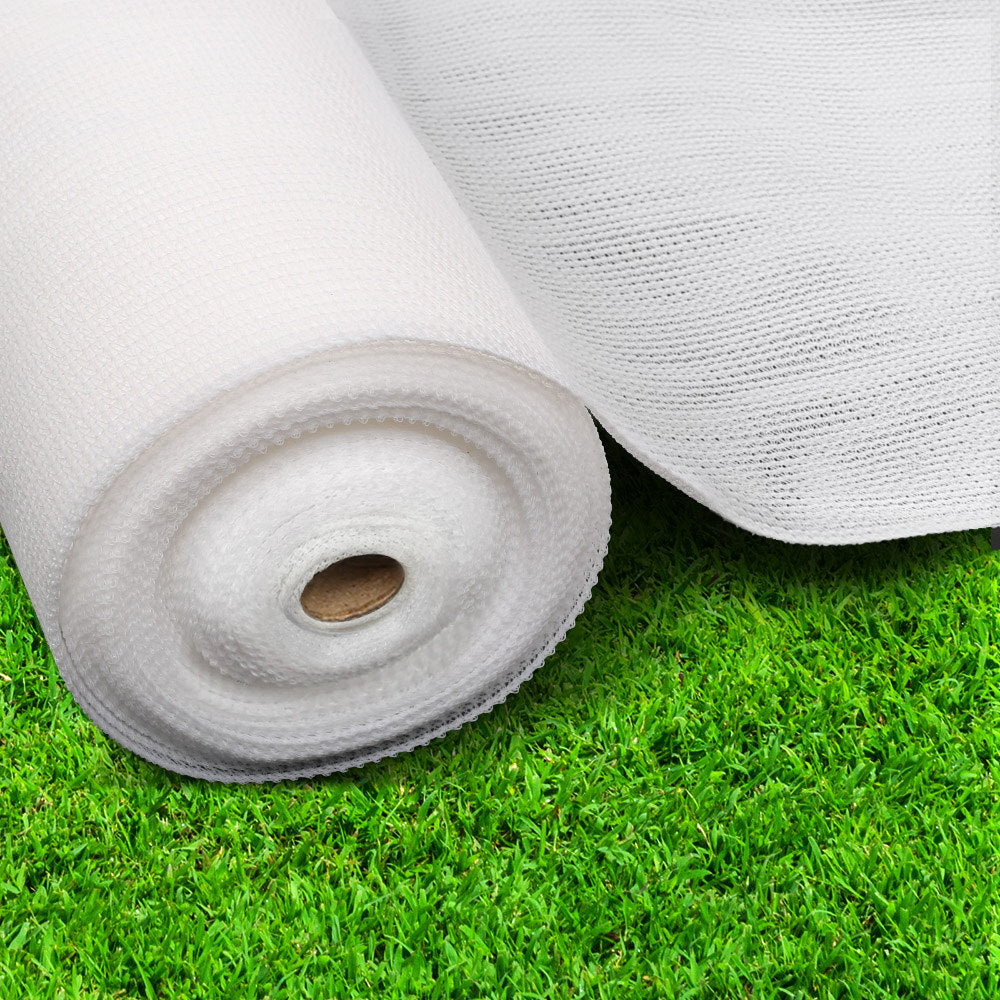 1.83x30m 50% UV Shade Cloth Shadecloth Sail Garden Mesh Roll Outdoor White - image7