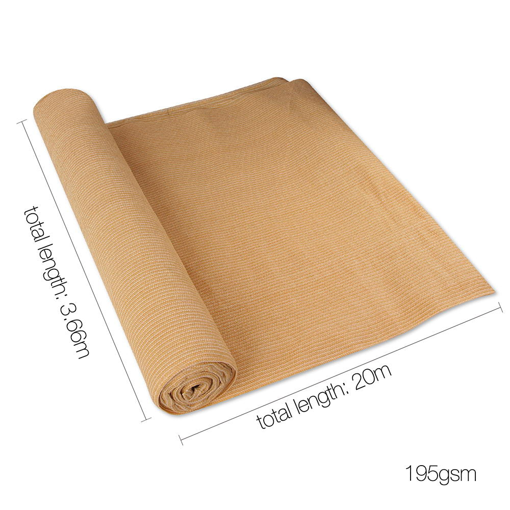 3.66 x 20m Shade Sail Cloth - Beige - image2