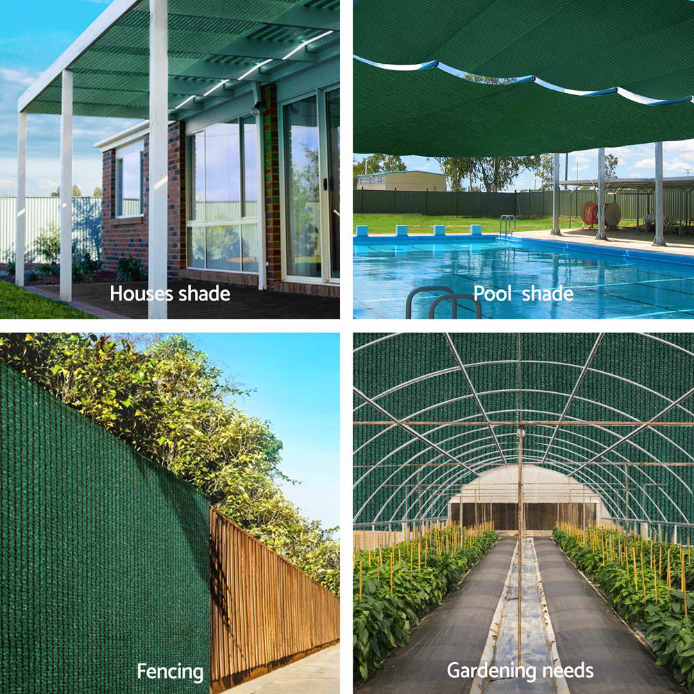 3.66 x 30m Shade Sail Cloth - Greem - image5