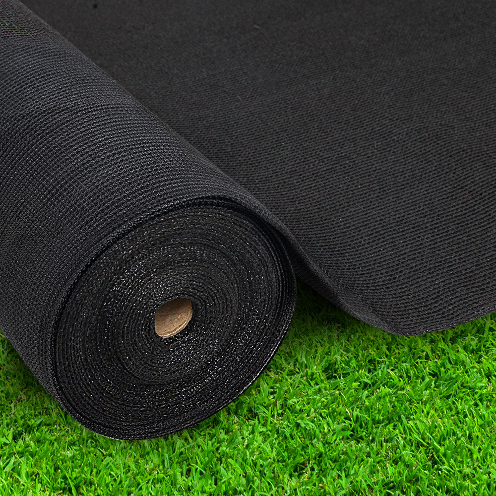 3.66x30m 30% UV Shade Cloth Shadecloth Sail Garden Mesh Roll Outdoor Black - image7