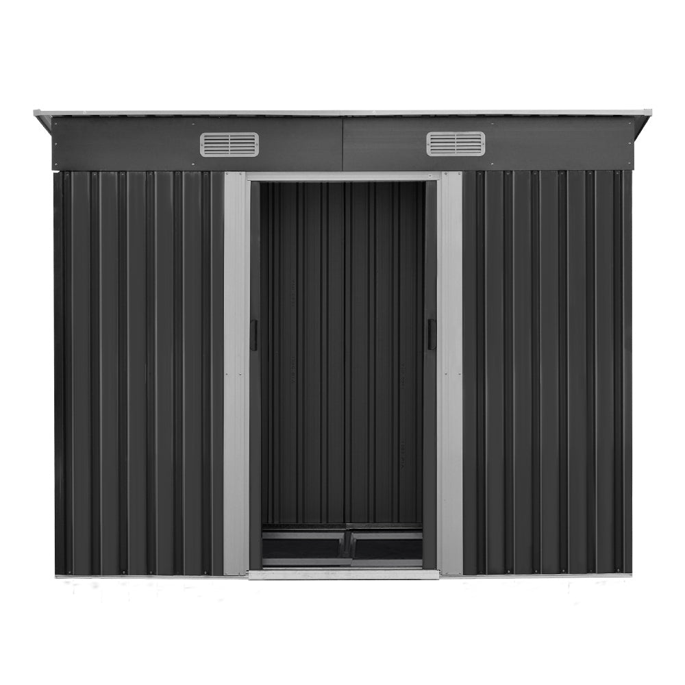 Garden Shed Outdoor Storage Sheds Tool Workshop 2.38x1.31M with Base - image3