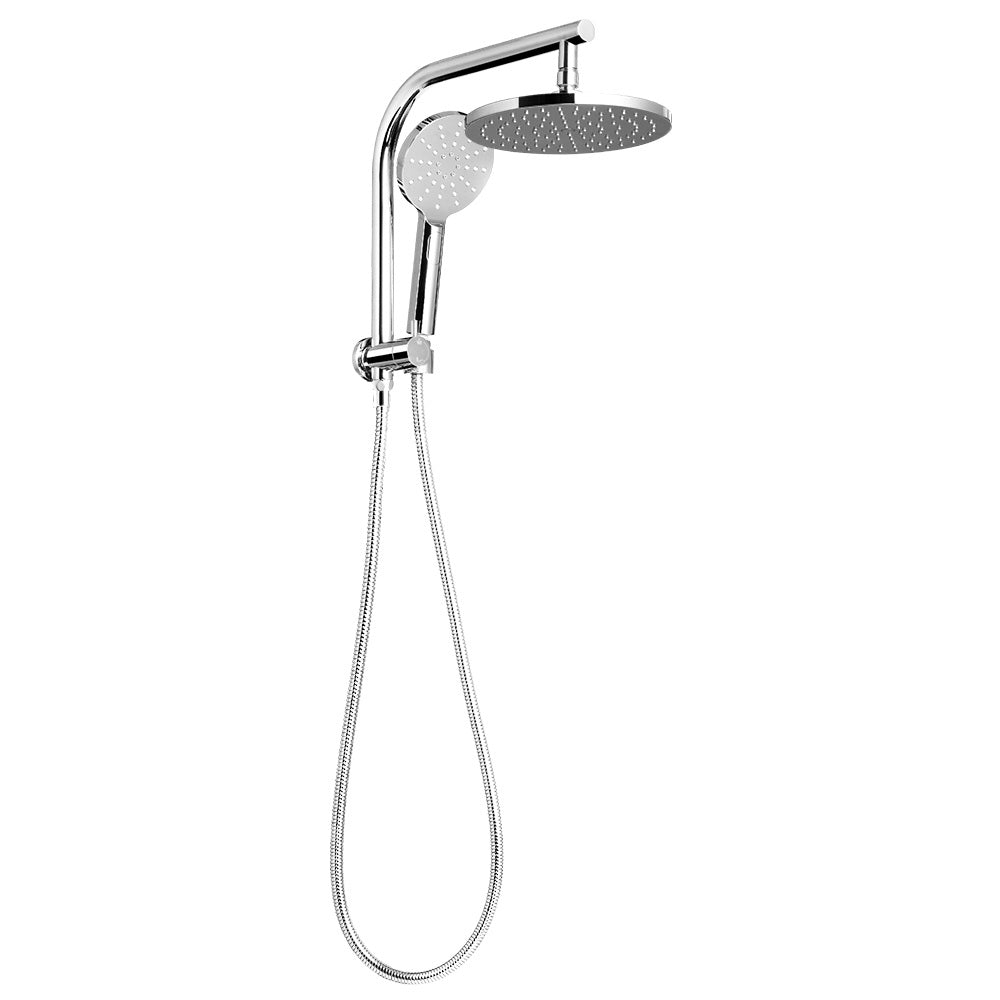 9'' Rain Shower Head Set Round Handheld High Pressure Wall Chrome - image3