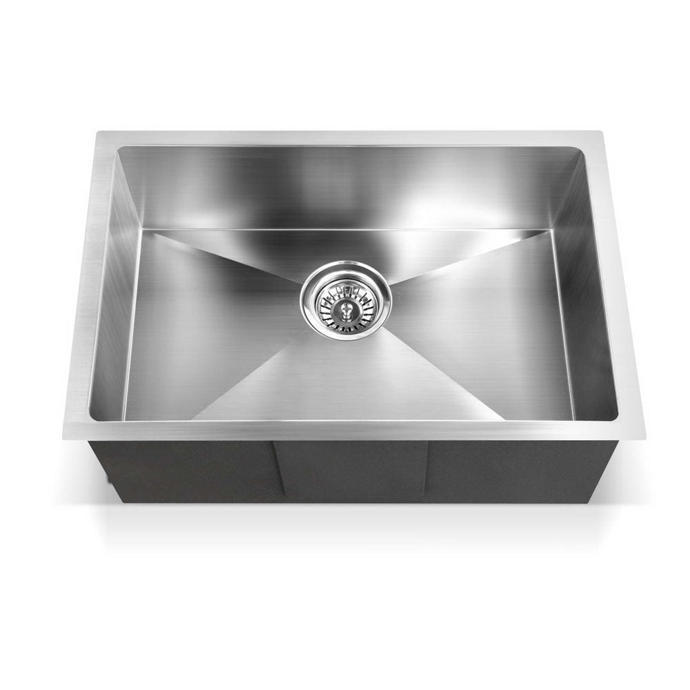 Stainless Steel Kitchen Sink 600X450MM Under/Topmount Sinks Laundry Bowl Silver - image3