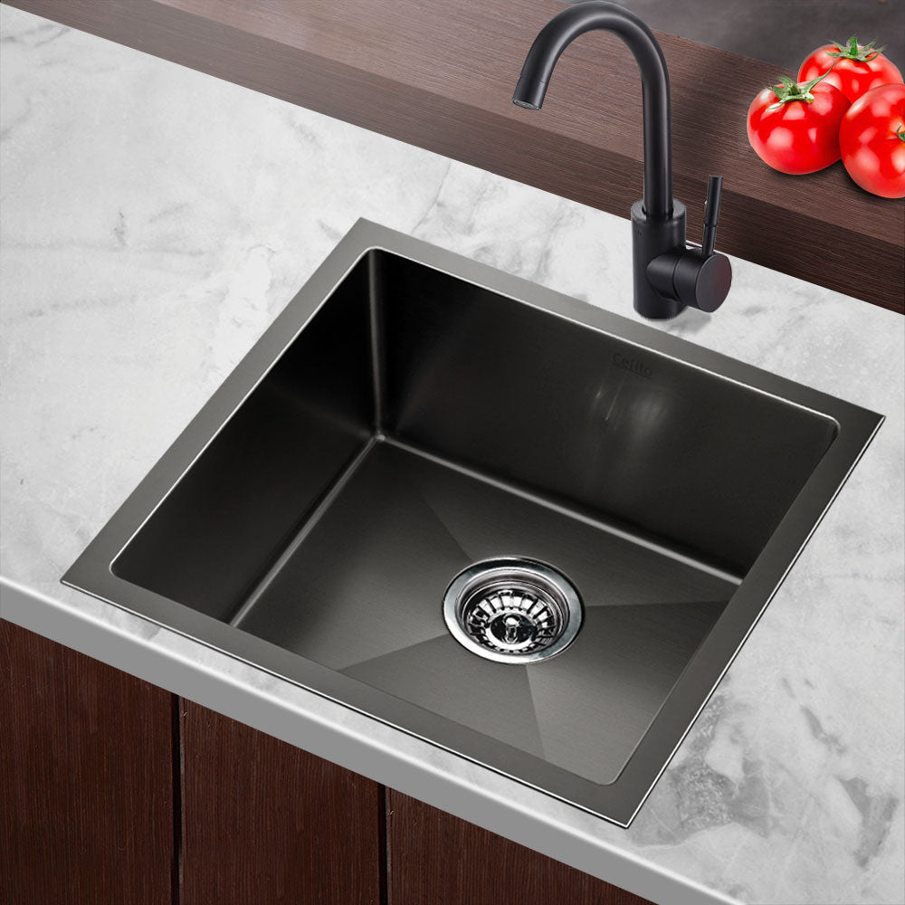 510x450mm Nano Stainless Steel Kitchen Sink - image7