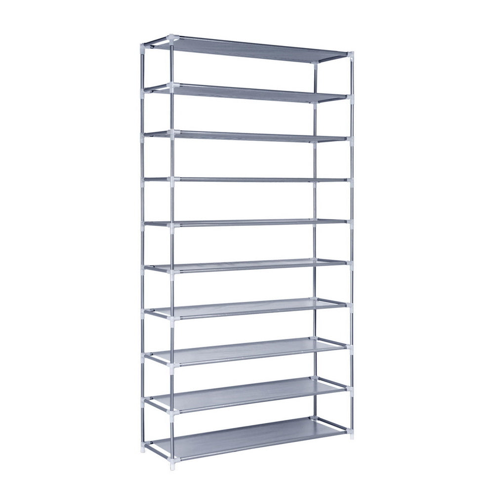 10 Tier Stackable Shoe Rack - image1