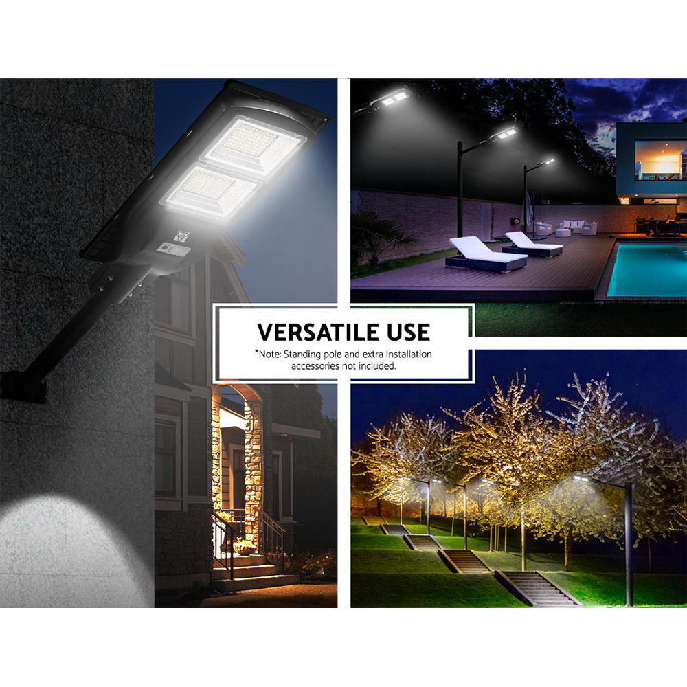 LED Solar Street Flood Light Motion Sensor Remote Outdoor Garden Lamp Lights 120W - image6