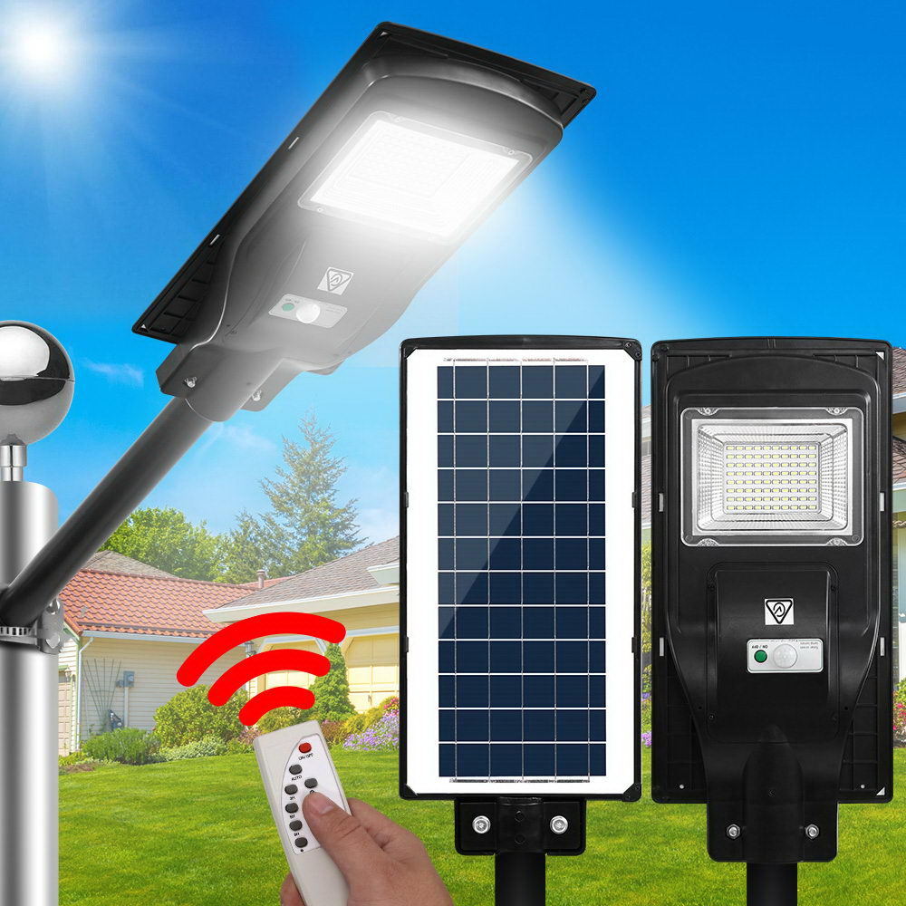LED Solar Street Flood Light Motion Sensor Remote Outdoor Garden Lamp Lights 90W - image7