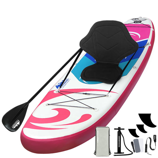 Stand Up Paddle Board 11ft Inflatable SUP Surfboard Paddleboard Kayak - image1